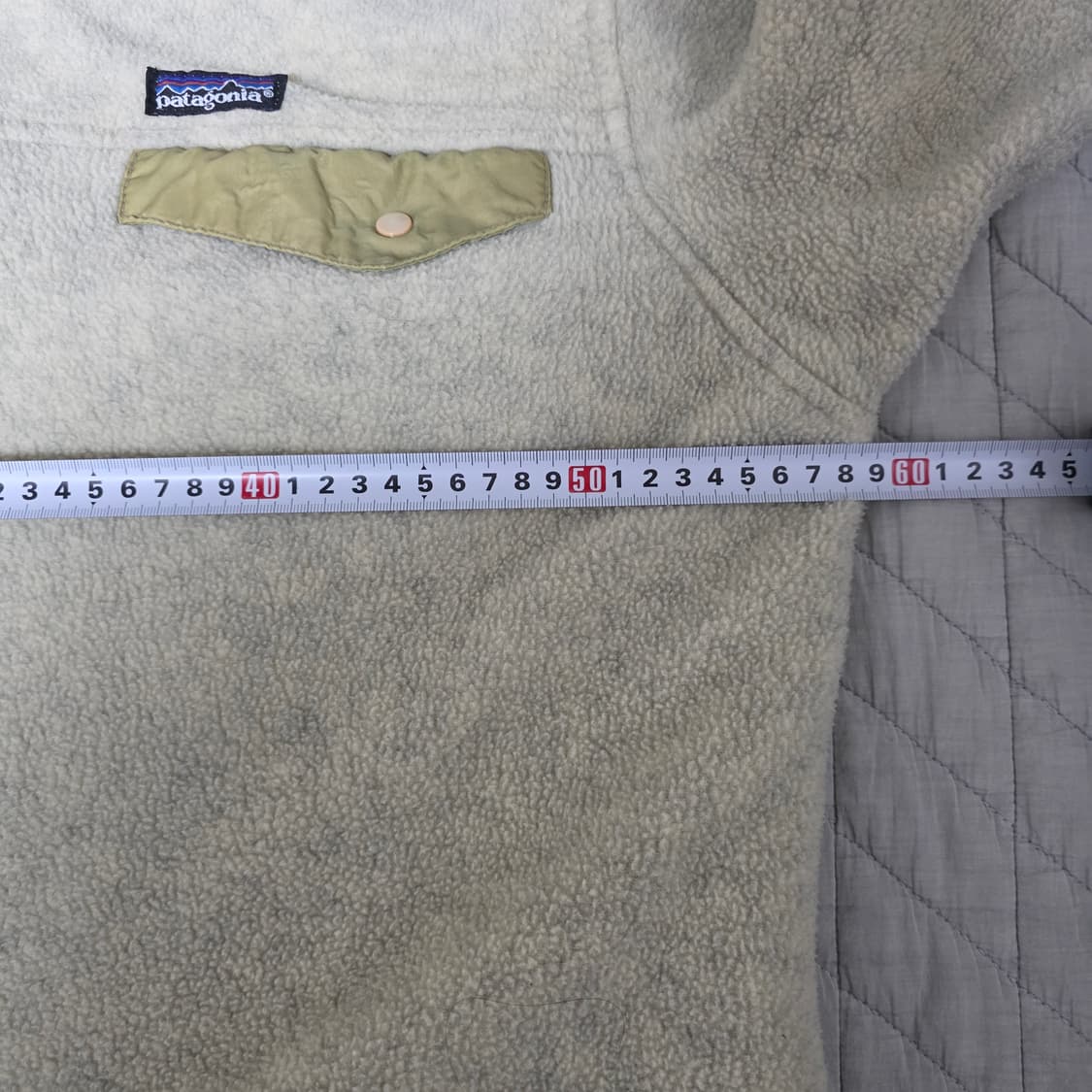 [L] 90s 빈티지 파타고니아 신칠라 플리스 집업 자켓 아이보리 오트밀 상품이미지8