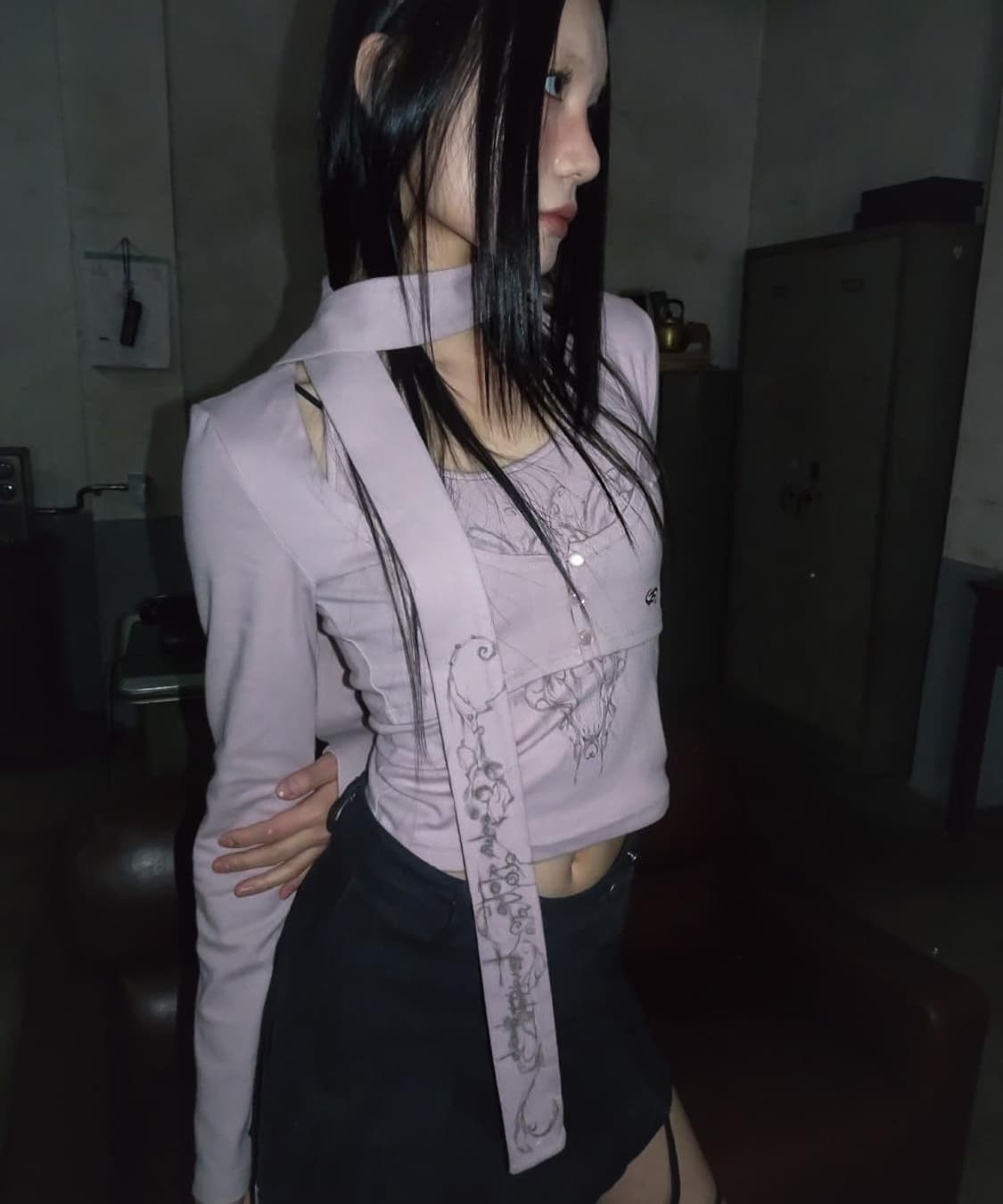 허그유어스킨 소프트 가디건 셋업 핑크 상품이미지1