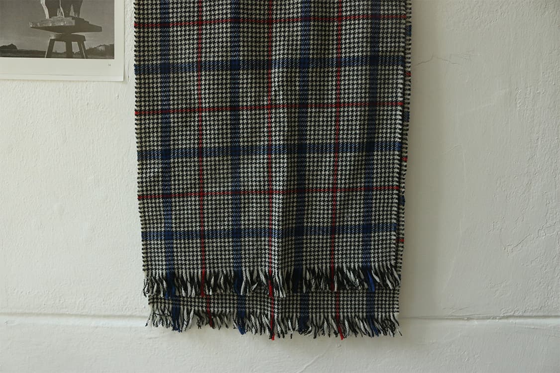 준야 와타나베 맨 울 하운드투스 머플러  상품이미지3