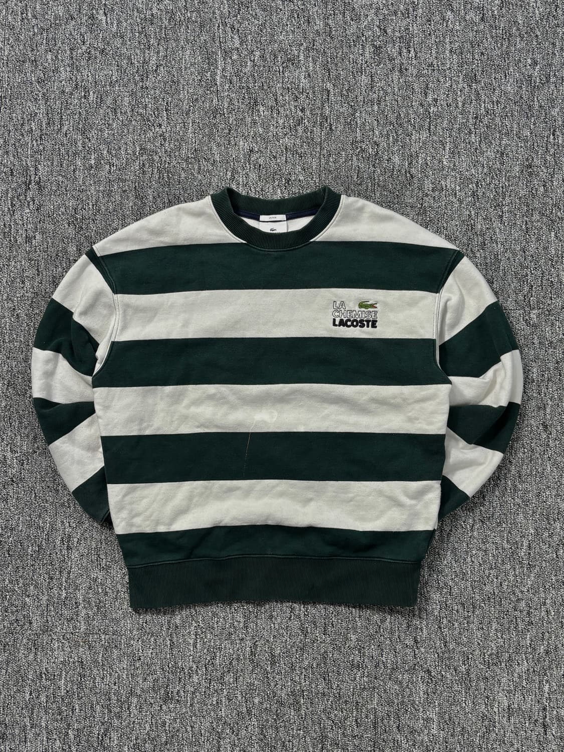 라코스테 라이브 스트라이프 플리스 스웻셔츠 상품이미지1