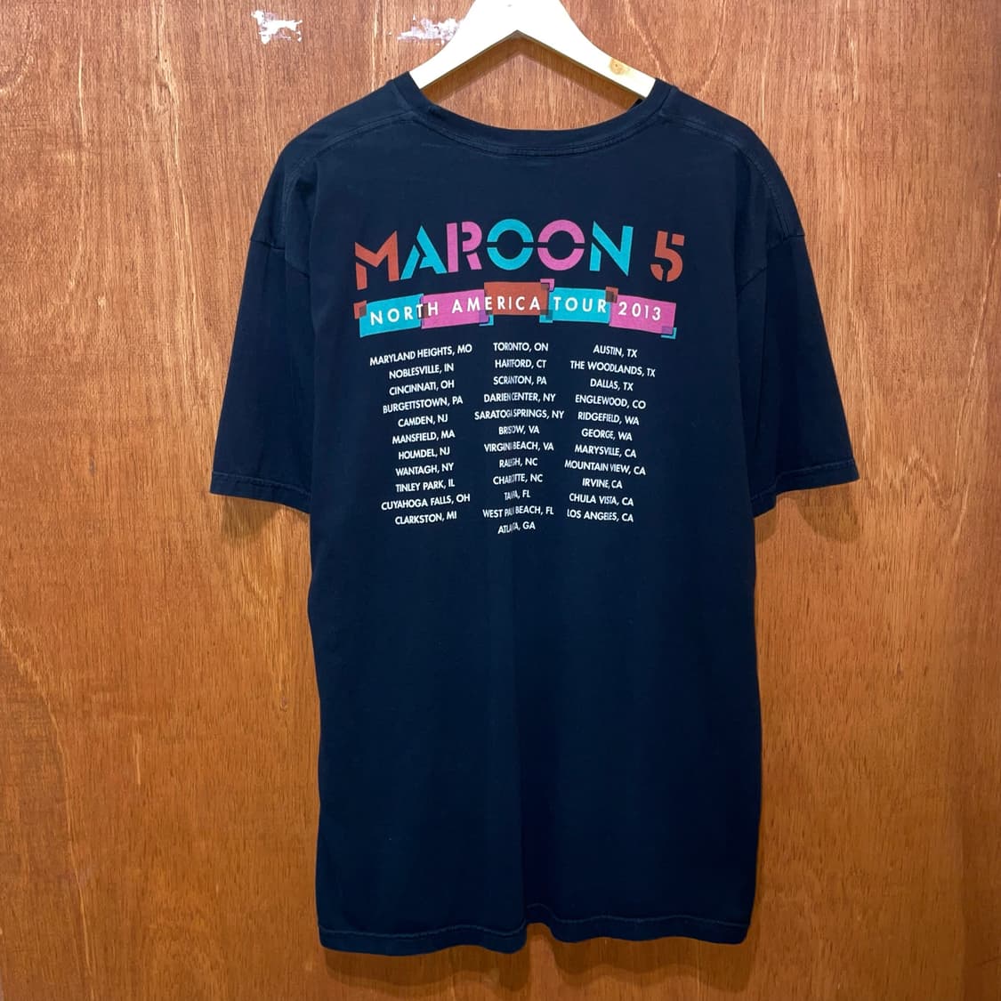(2XL) USA Maroon5 마룬파이브 프린팅 반팔티 상품이미지5