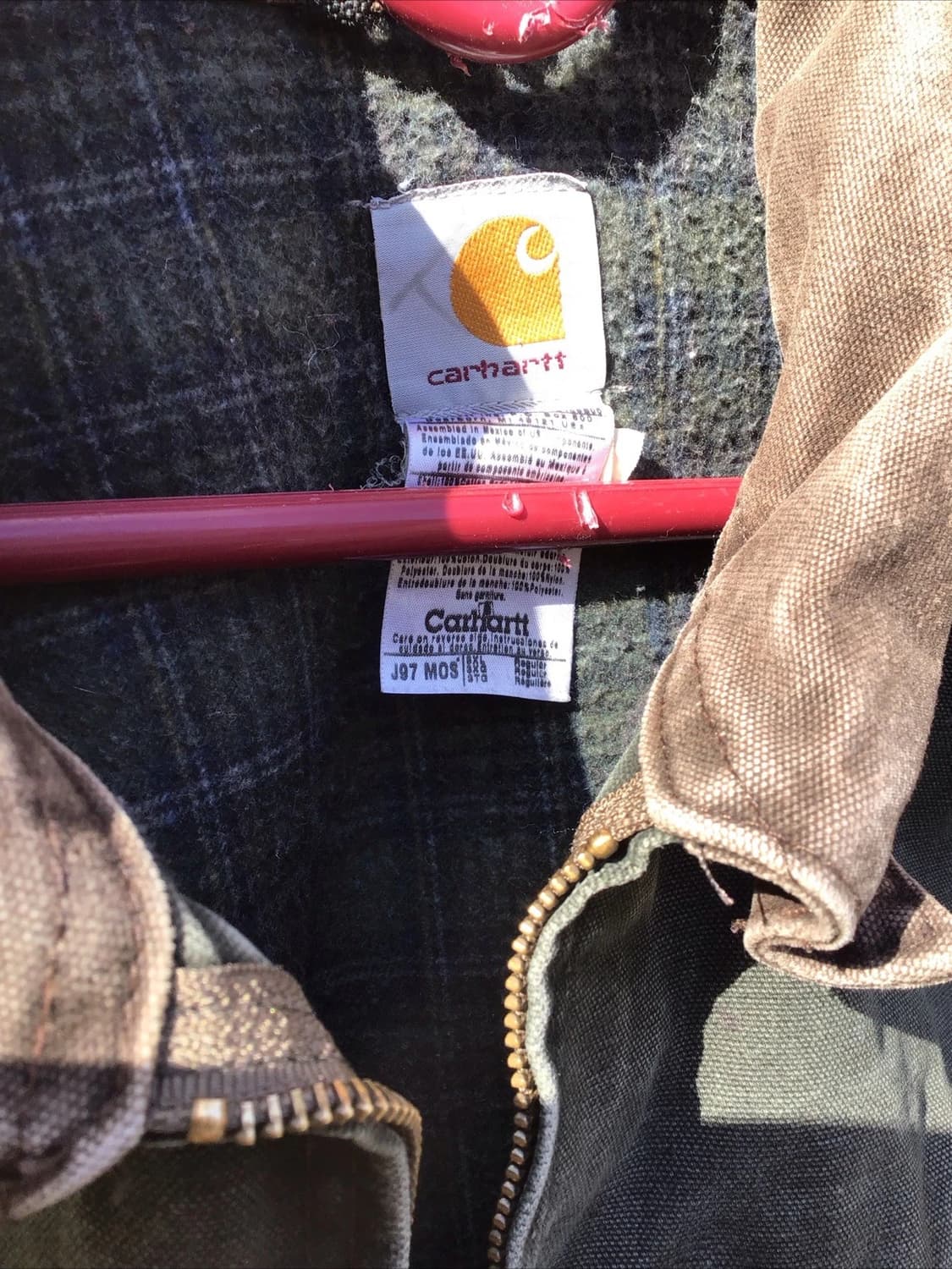 칼하트 J97 빈티지 디트로이트 자켓 모스 그린 상품이미지3