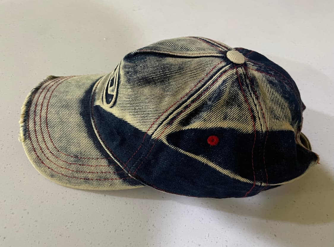 [2] 디젤 C-세이몬 트리티드 데님 베이스볼 캡 블루 화이트 상품이미지3