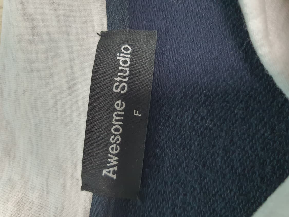 Awesome studio 어썸스튜디오카라 배색맨투맨 F  상품이미지5
