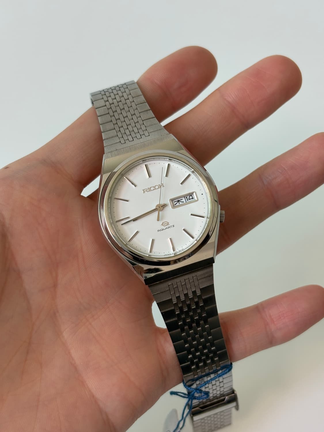 1980s White Dial Silver Riquartz 상품이미지2