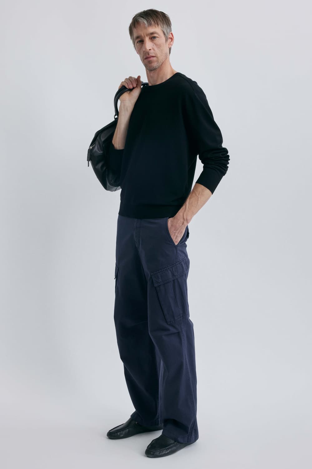 포터리 가먼트 워시드 카고팬츠 [다크네이비/2]  상품이미지2