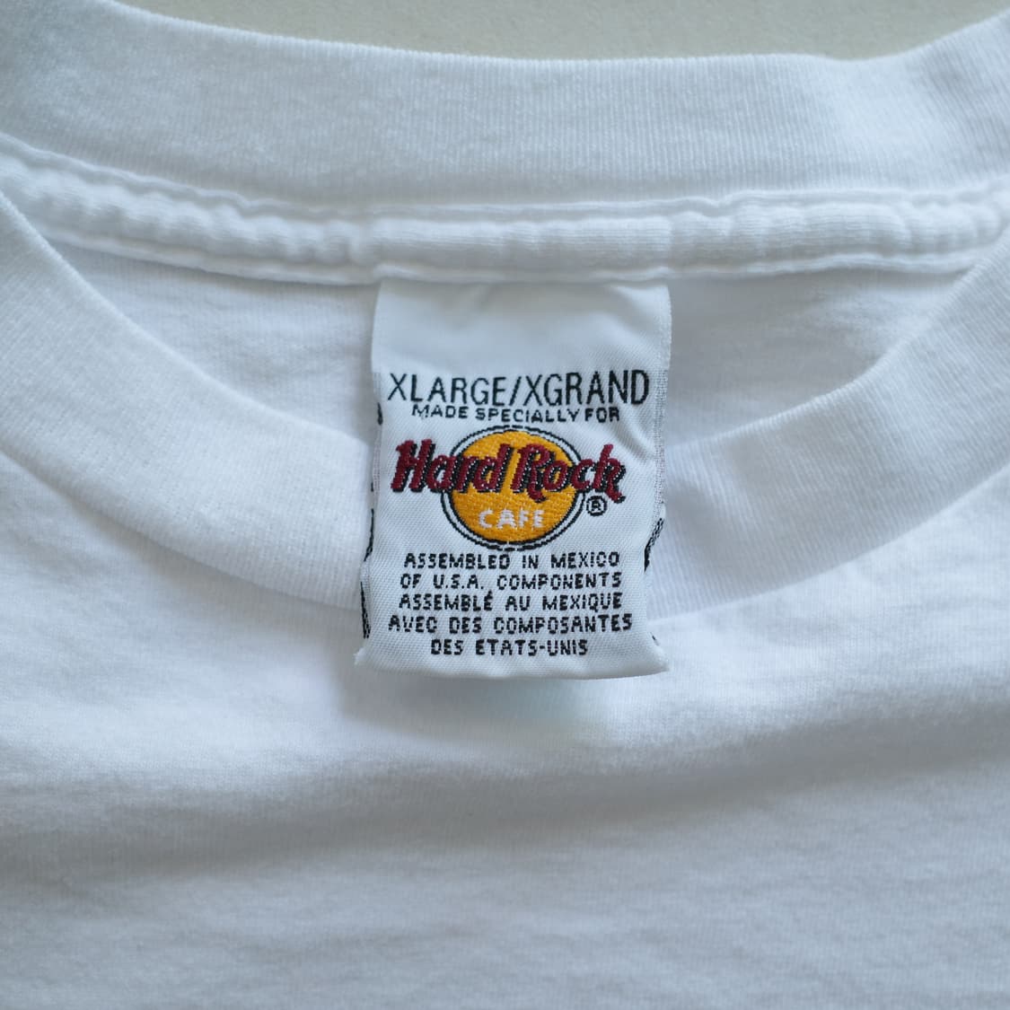 00s 하드락카페 해비코튼 올랜도 싱글스티치 반팔티 XL 상품이미지3