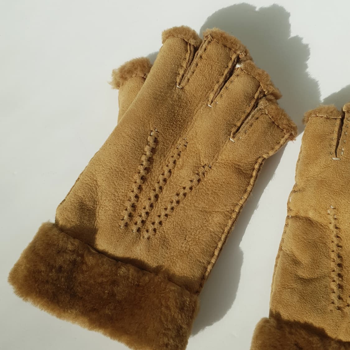 Shearling fingerless gloves 상품이미지5