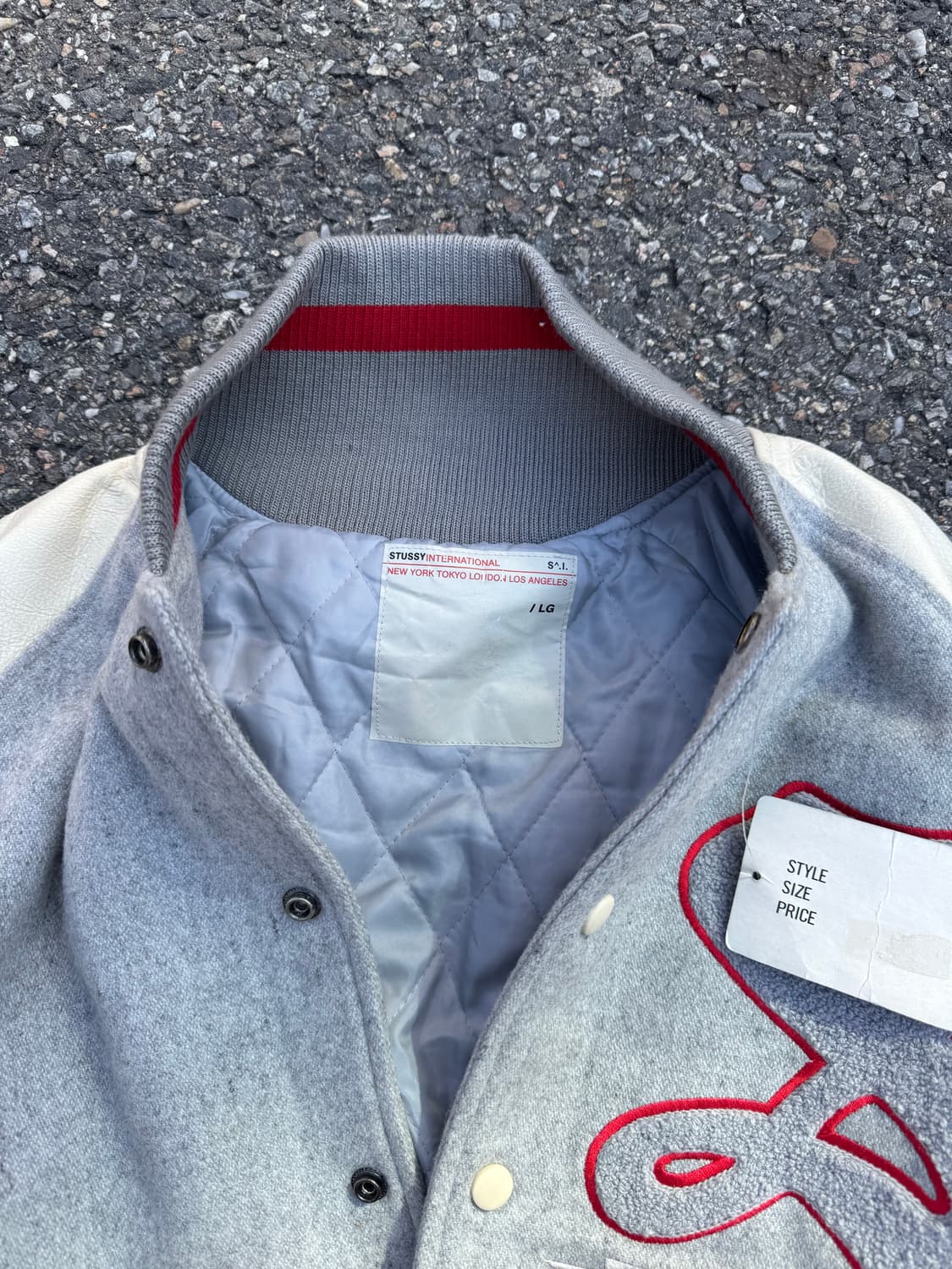 (Deadstock) 00s 스투시 바시티 자켓 상품이미지8