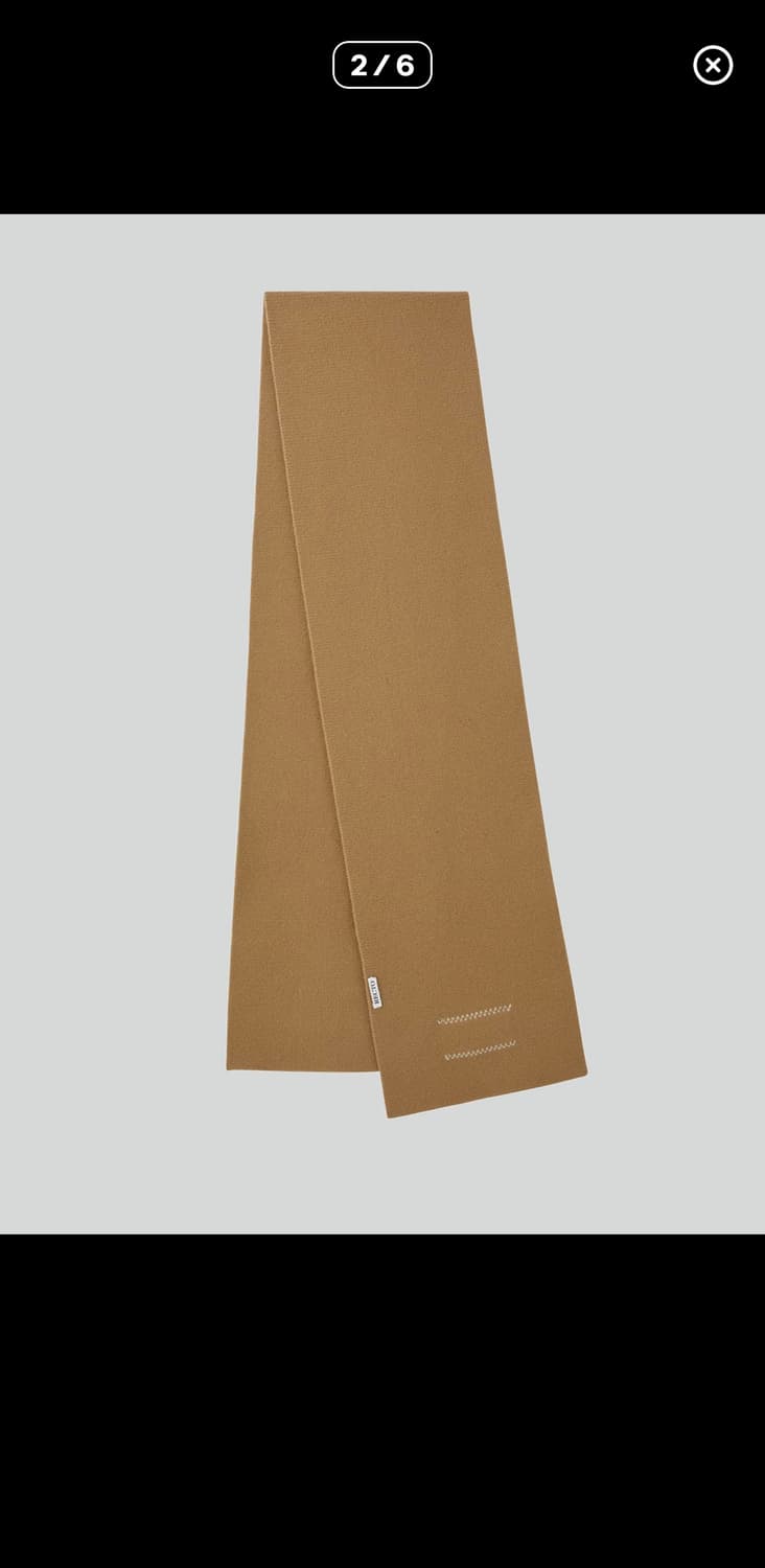 Recto Jacquard logo compact muffler 상품이미지3