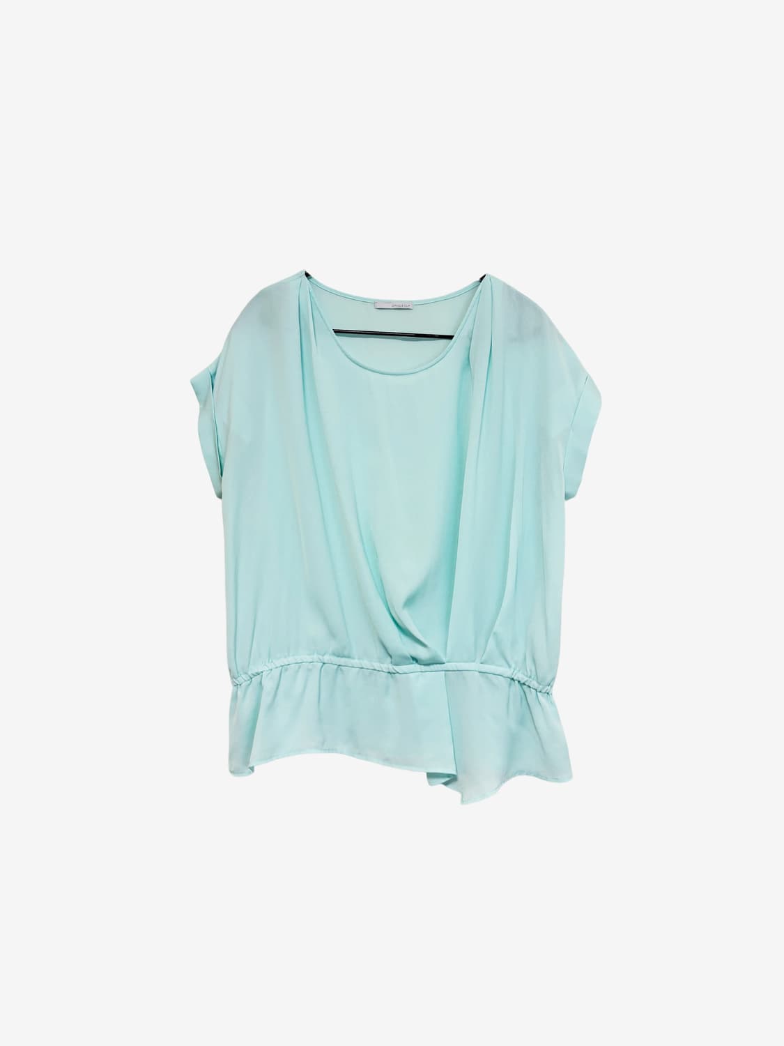 Shirring Detail Short Sleeve Blouse 상품이미지1