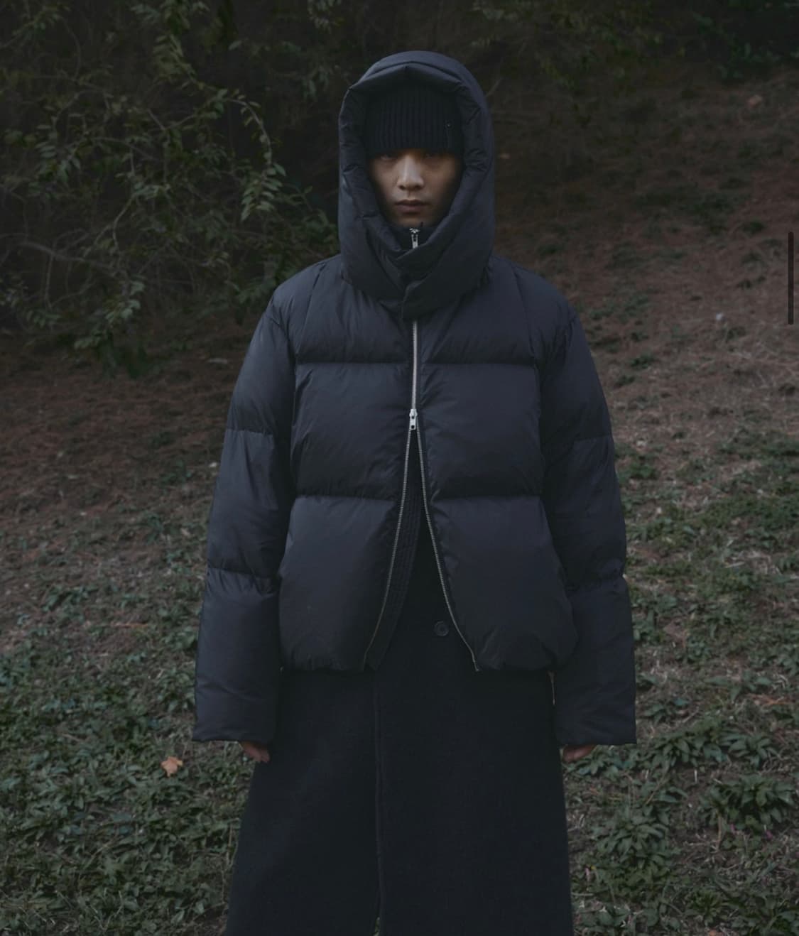 유스 크롭패딩 블랙M 사이즈   (2주전 구매. 착용 1회) 상품이미지6