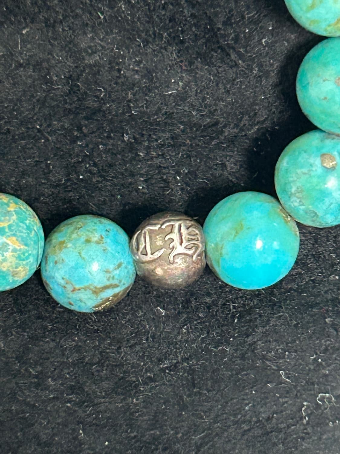 크롬하츠 4볼 8mm 터키석 비즈팔찌 상품이미지4