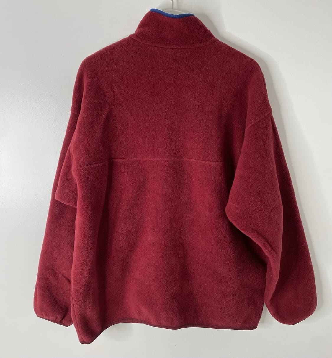 90s 파타고니아 신칠라 스냅-T 버건디/블루 USA 상품이미지3