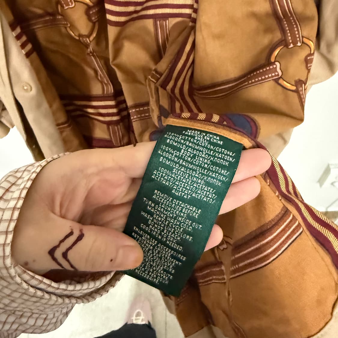 랄프로렌 트렌치코트자켓XS 상품이미지4