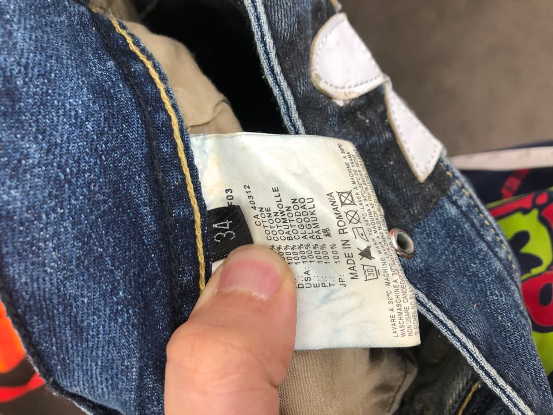 디젤 아디다스 데님 팬츠 상품이미지8
