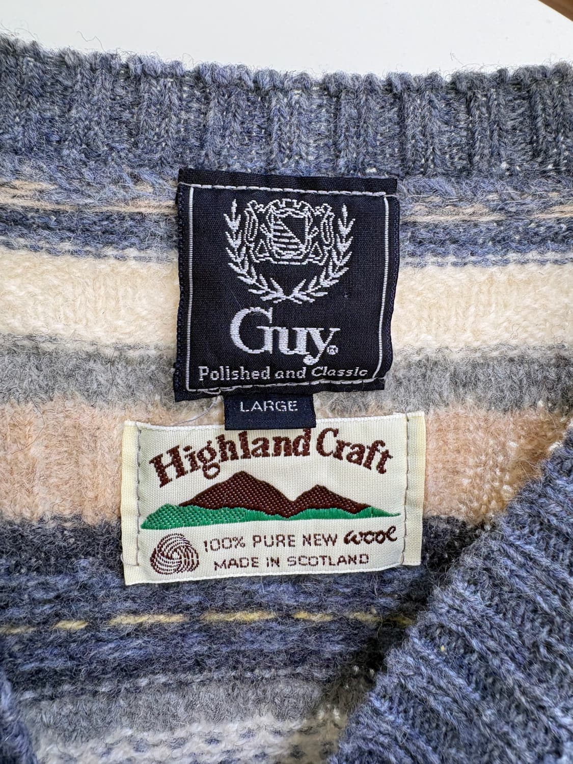 GUY (Made in Soctland) 니트 상품이미지6