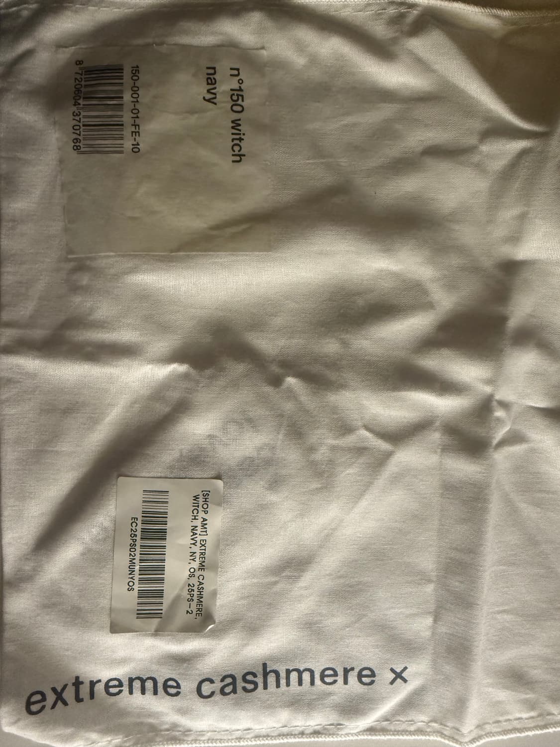 익스트림 캐시미어 머플러 witch navy 상품이미지9