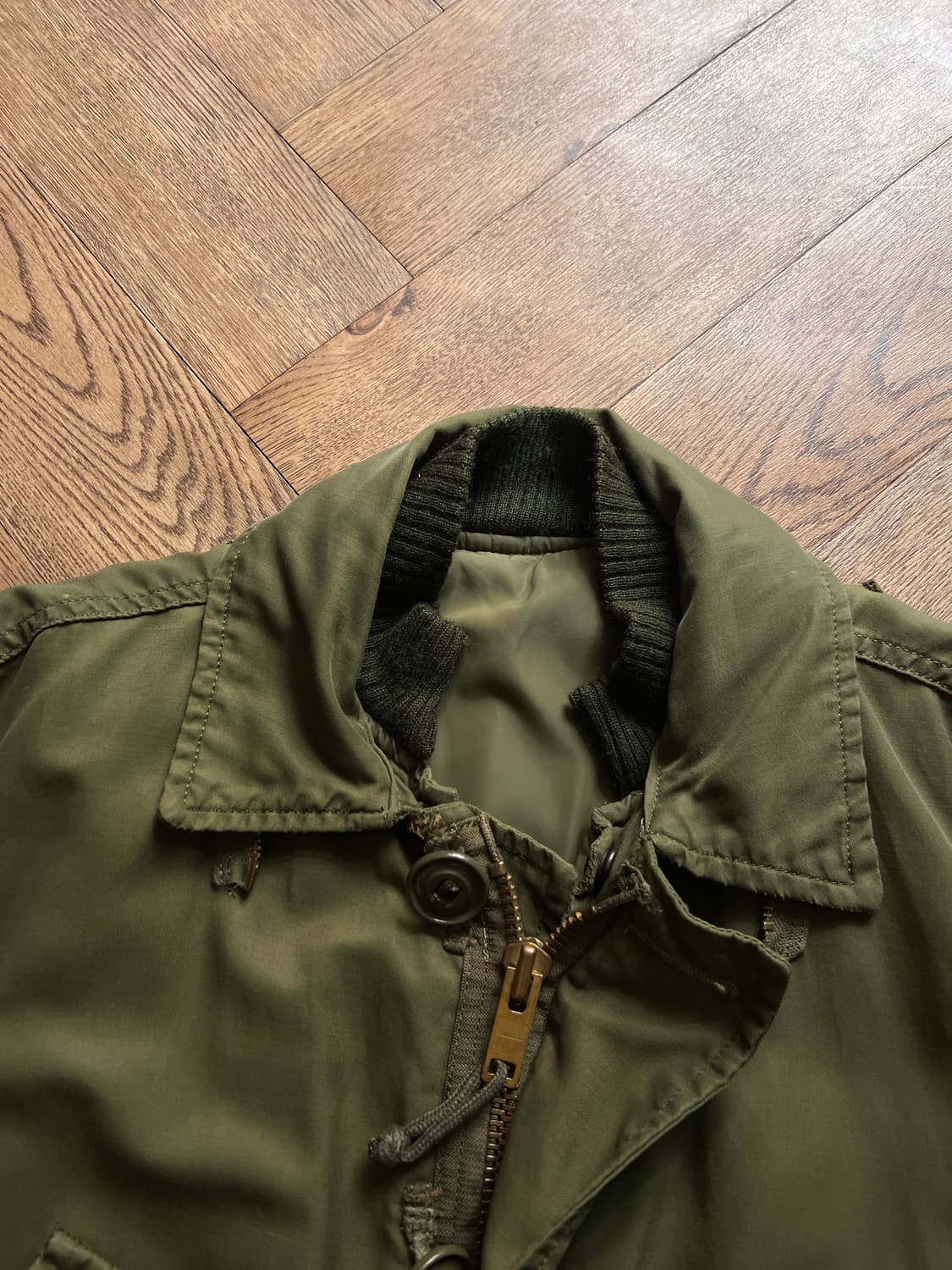 [L]70's 오리지널 캐나다군 IECS 필드 파카 내피포함 상품이미지2