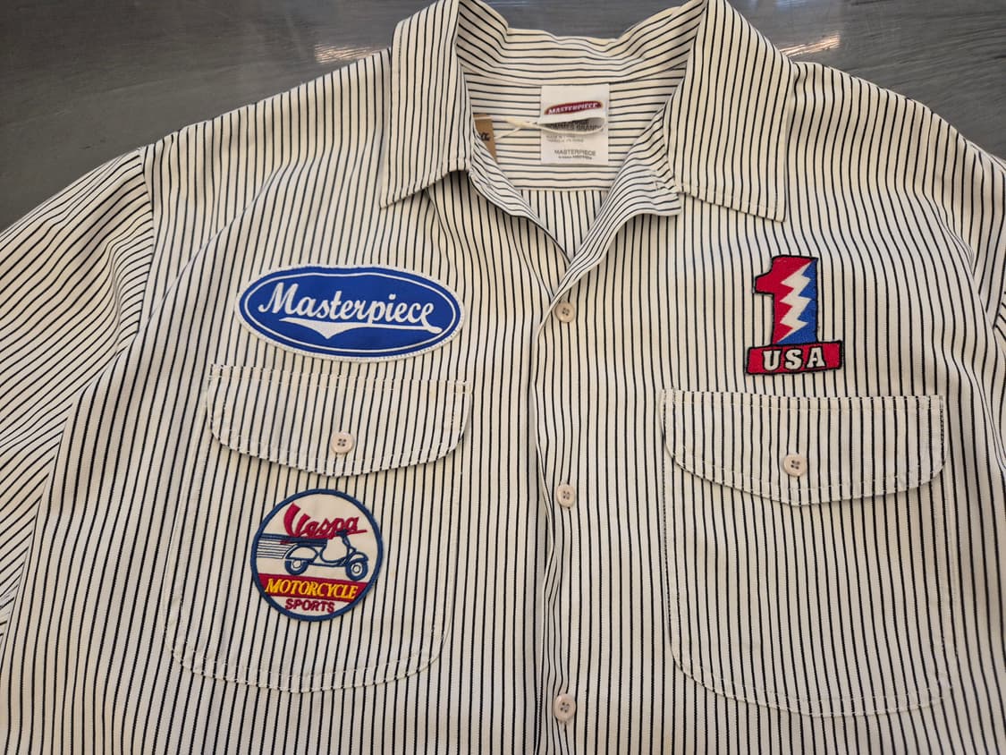 마스터피스 베스파 스트라이프 워크 셔츠 상품이미지2