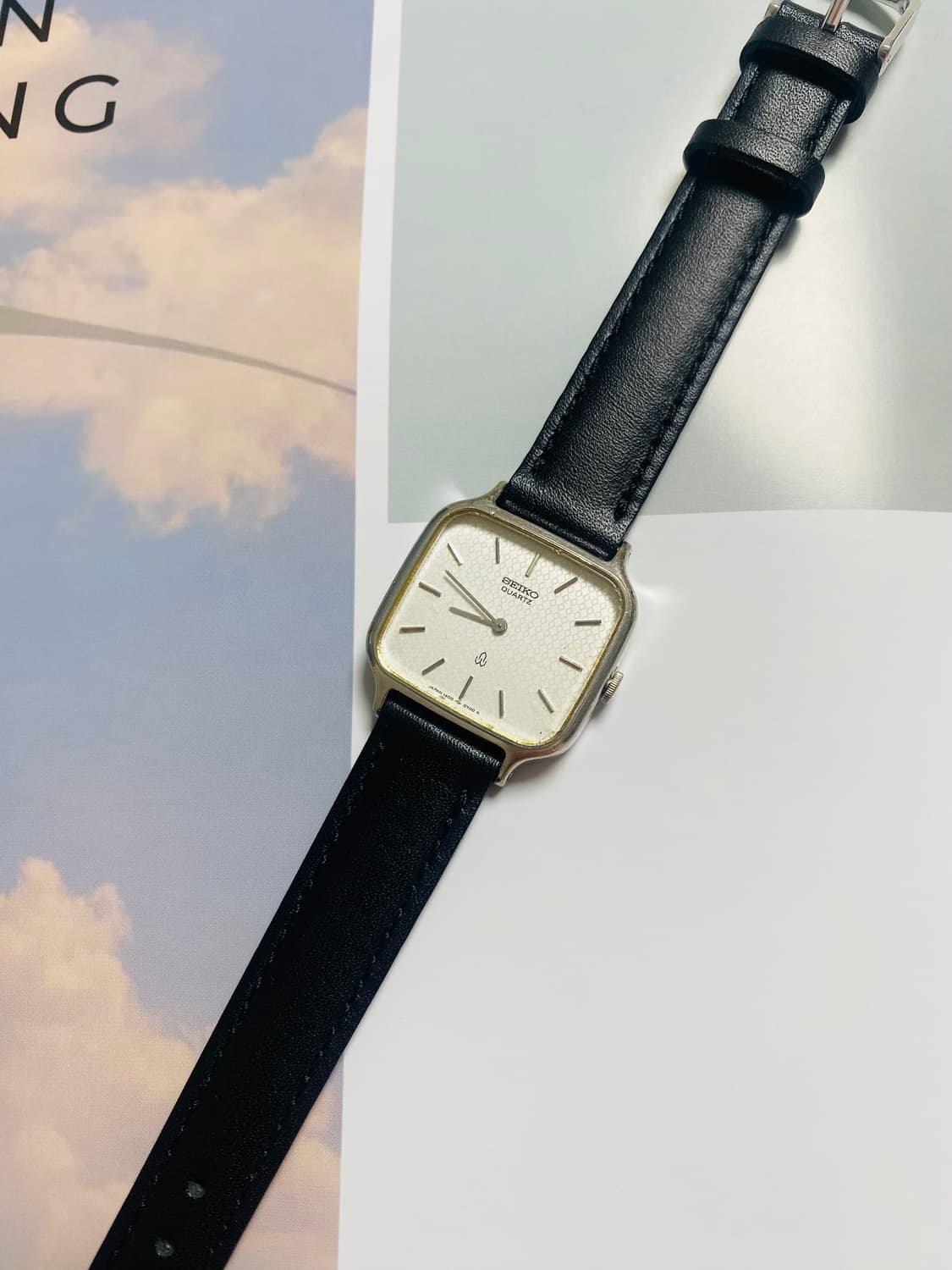 Seiko 스퀘어 쿼츠 상품이미지2