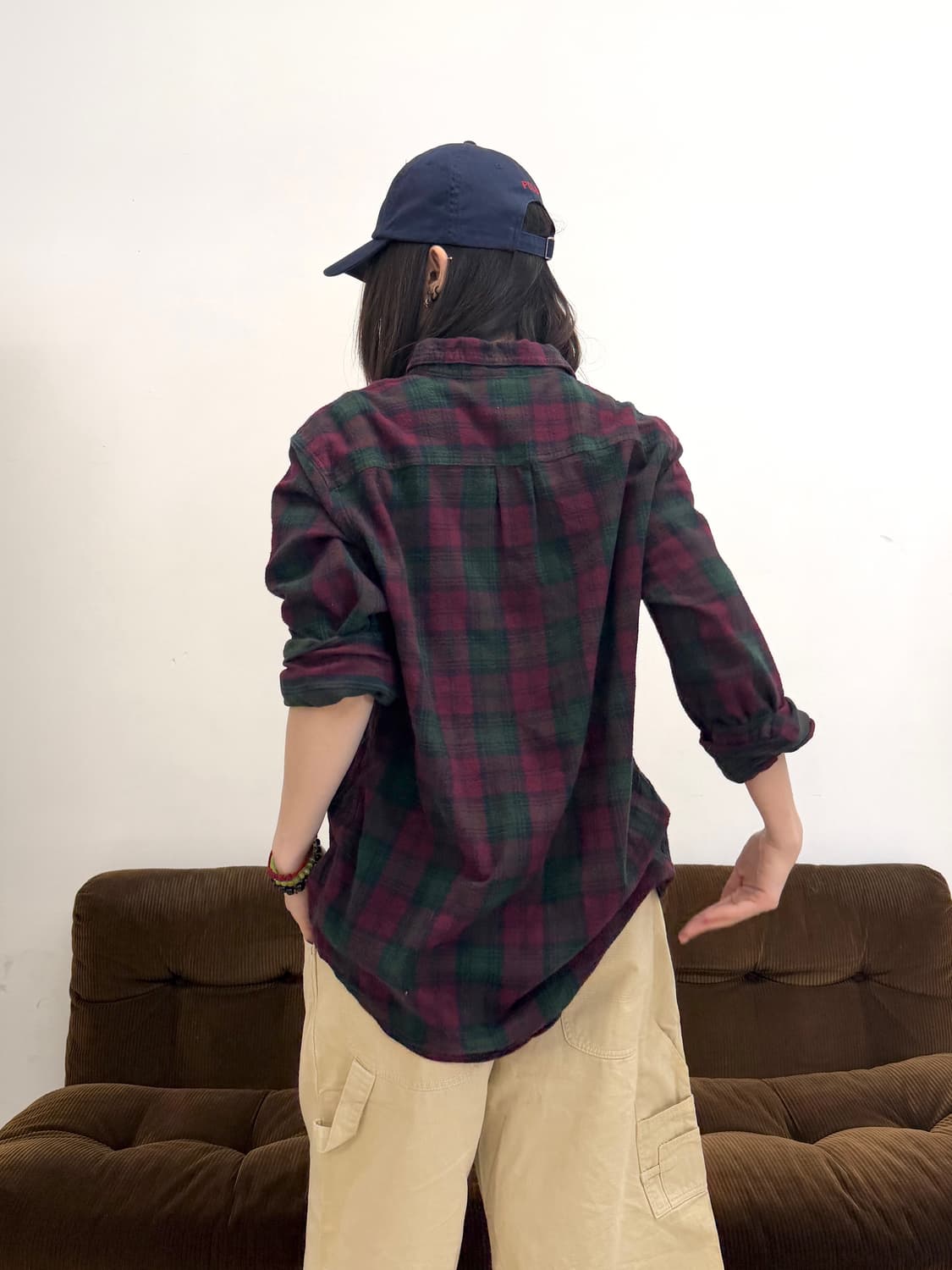 L.L.Bean 빈티지 코튼 워크 셔츠 상품이미지4