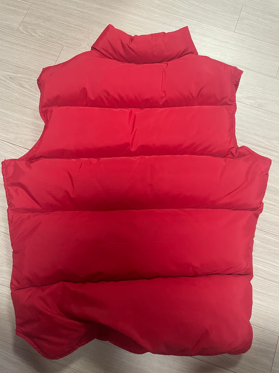 60s 엘엘빈 다운 베스트 레드 상품이미지5