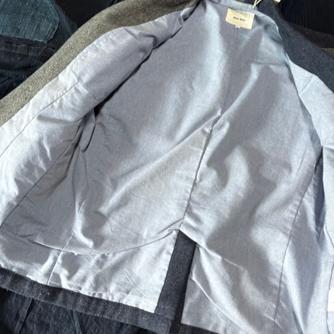 니서스호텔 울 블랜드 헤링본 자켓 L 상품이미지6