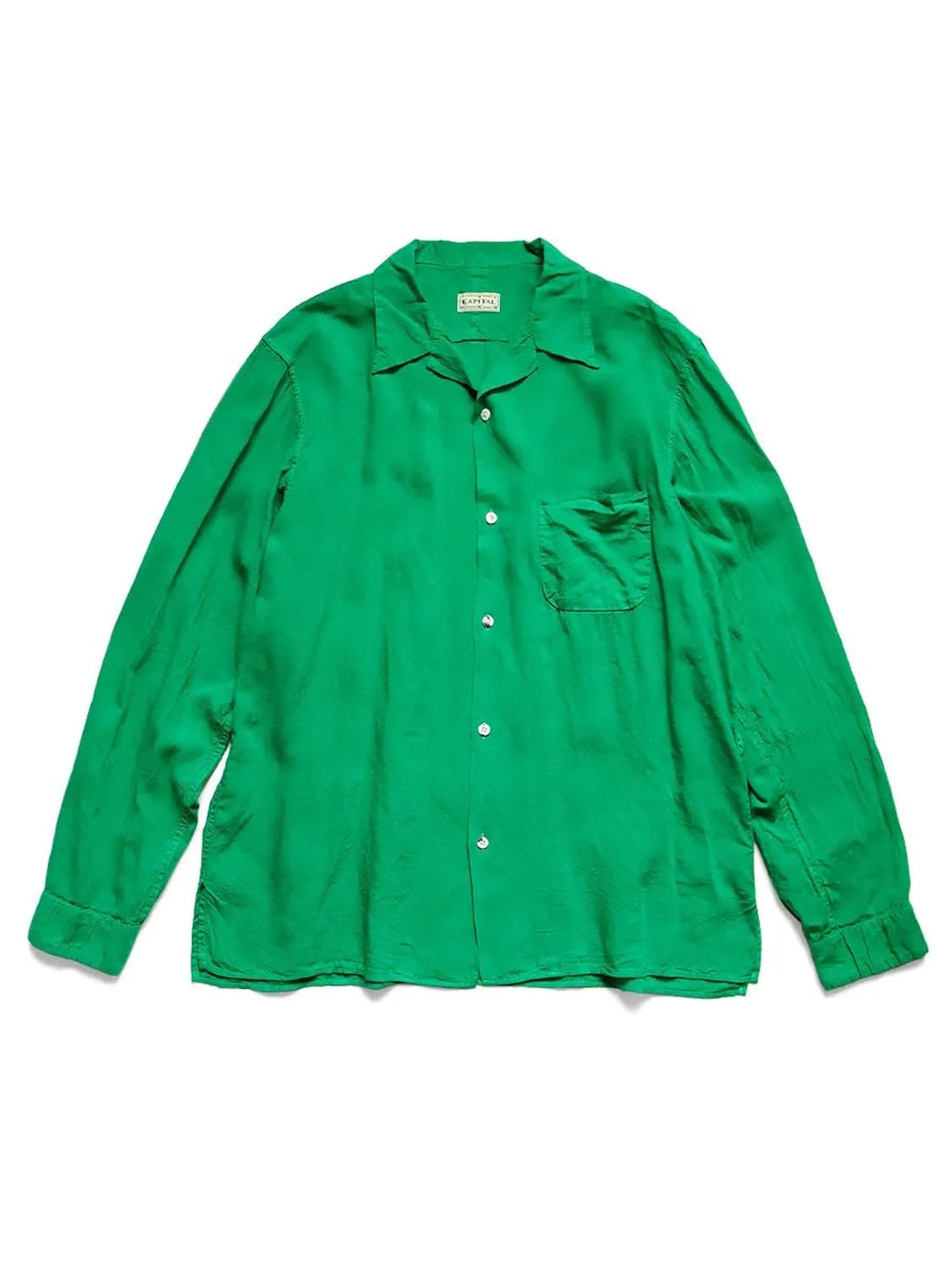 캐피탈 소프트 린넨 리넨 오픈칼라 셔츠 상품이미지1