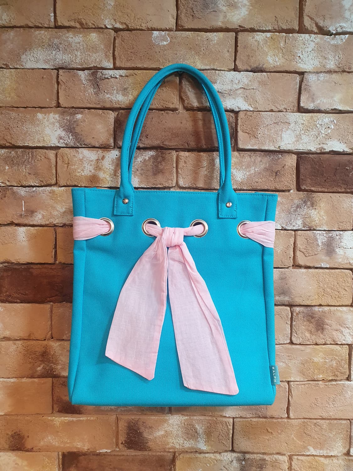 새상품)랄프로렌  리본 토트백 상품이미지1