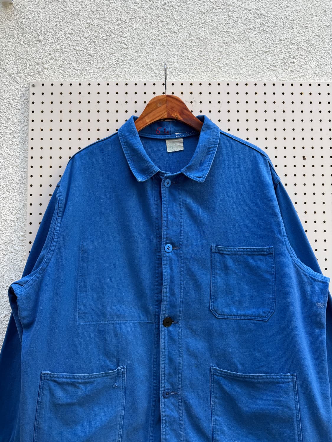 1950,60s OLD MODEL WASHED FRENCH 프렌치워크자켓 상품이미지5