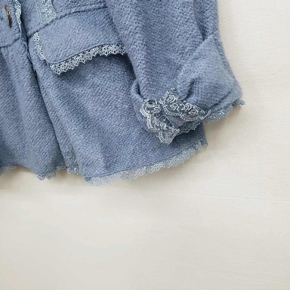 axes femme 울 믹스 하프코트 상품이미지3