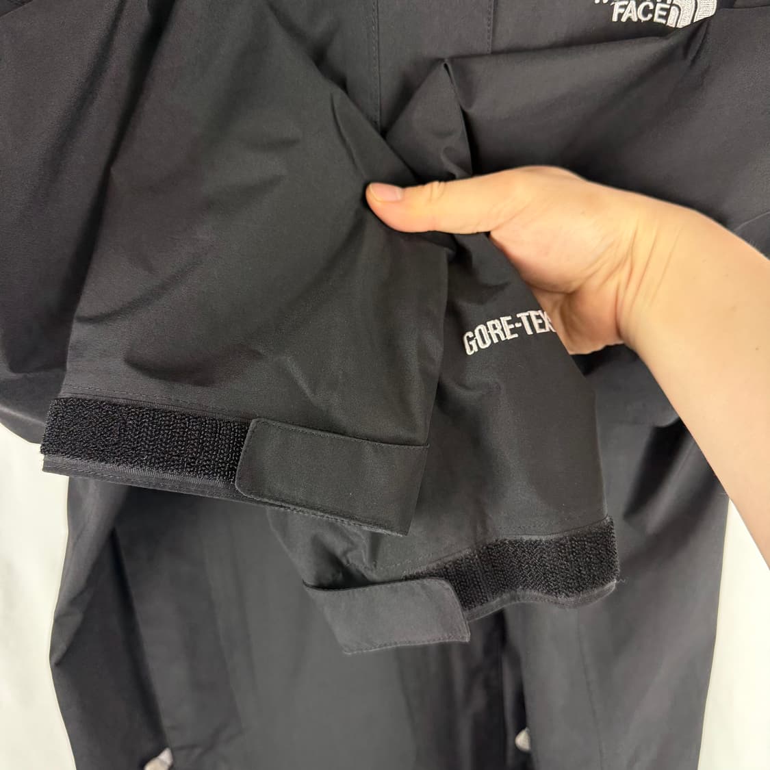 (90) 노스페이스 고어텍스 바람막이 자켓 블랙 상품이미지4