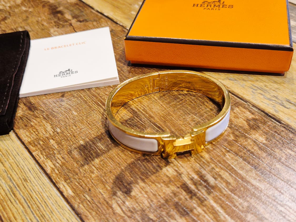 에르메스 클릭아슈 화이트 골드 사이즈 pm 상품이미지3