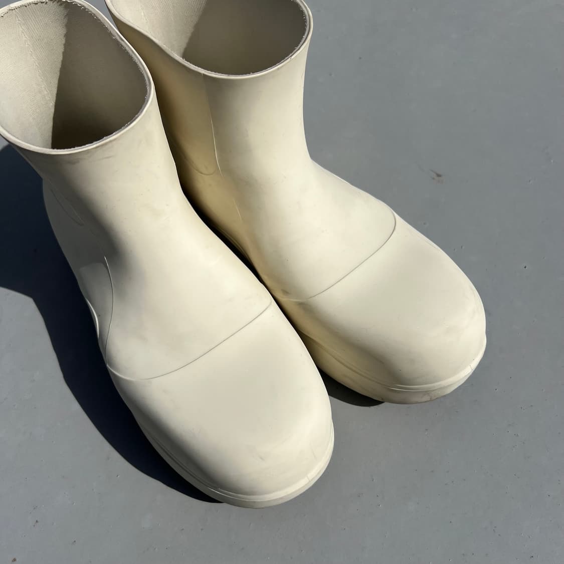 보테가베네타 퍼들부츠 크림 상품이미지5