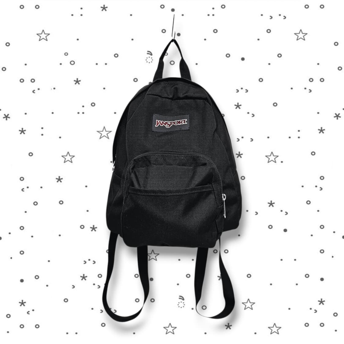 JanSport 잔스포츠 하프 파인트 미니 백팩 블랙 상품이미지1