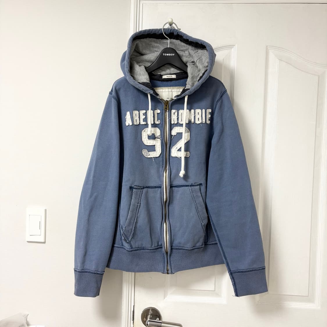 아베크롬비 하늘 후드집업 s (겨쿨 강추) 상품이미지4