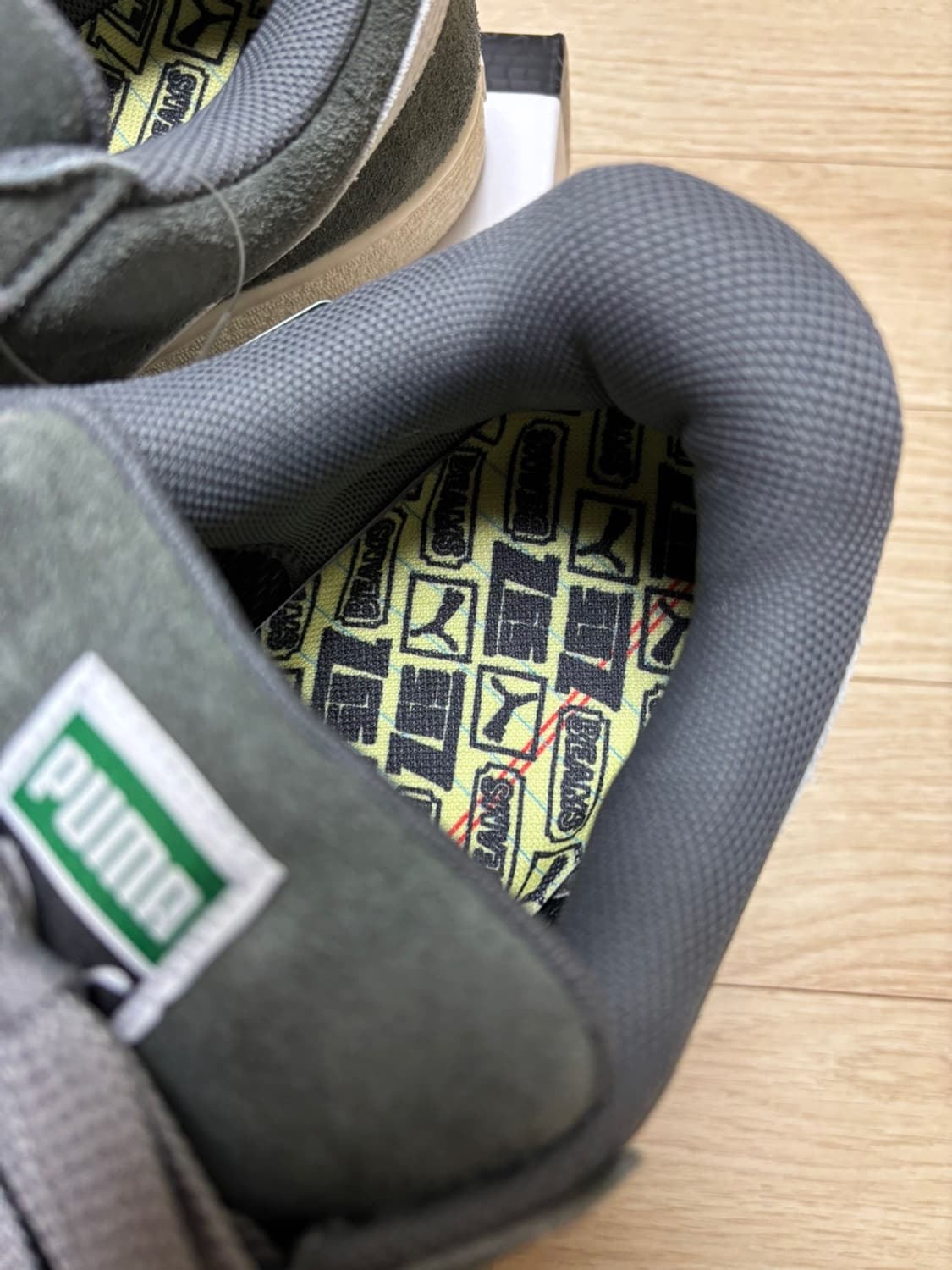 SSZ x PUMA SUEDE MIJ 그레이 285 상품이미지3