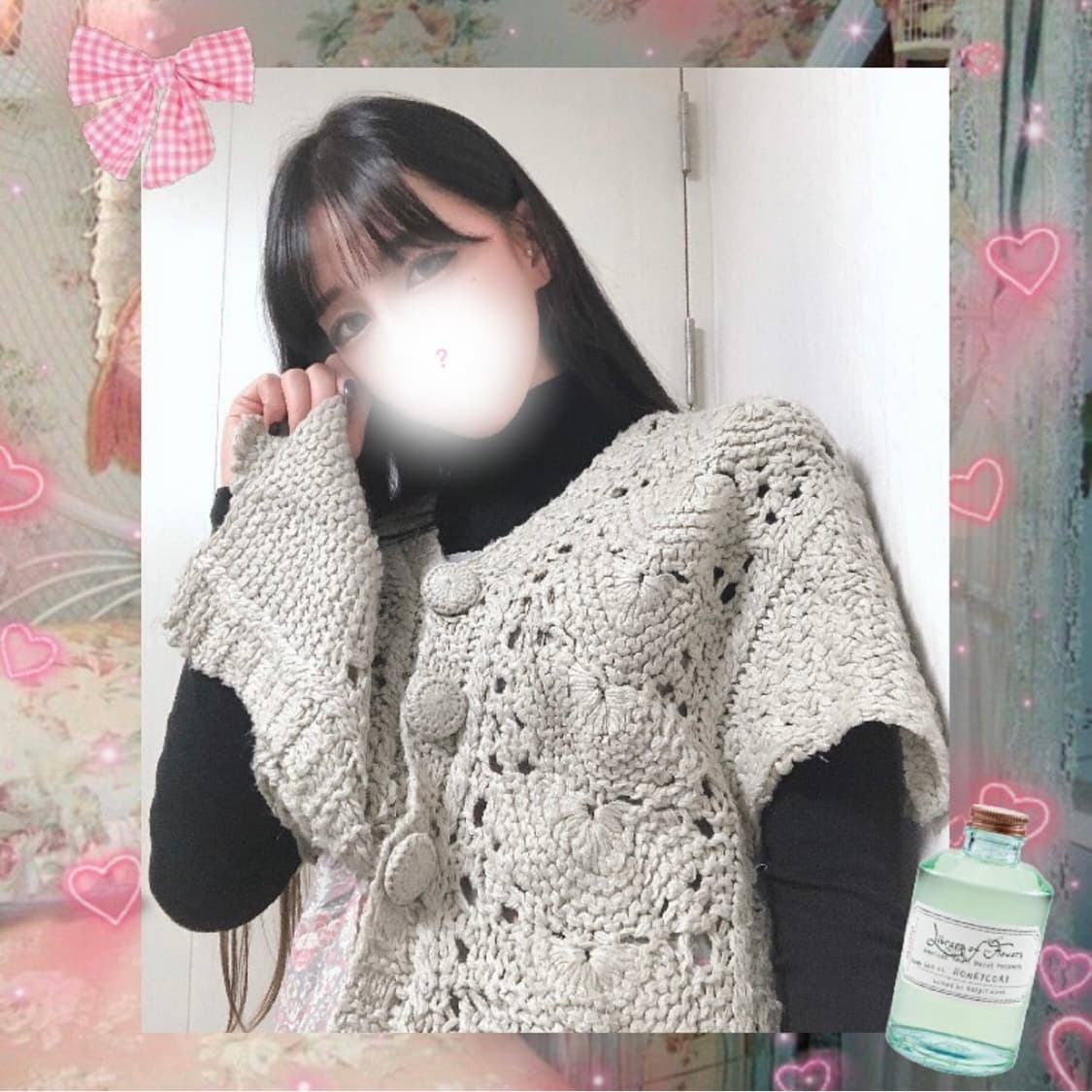 ೀ 왕단추 크로셰 망토 ೀ 상품이미지3