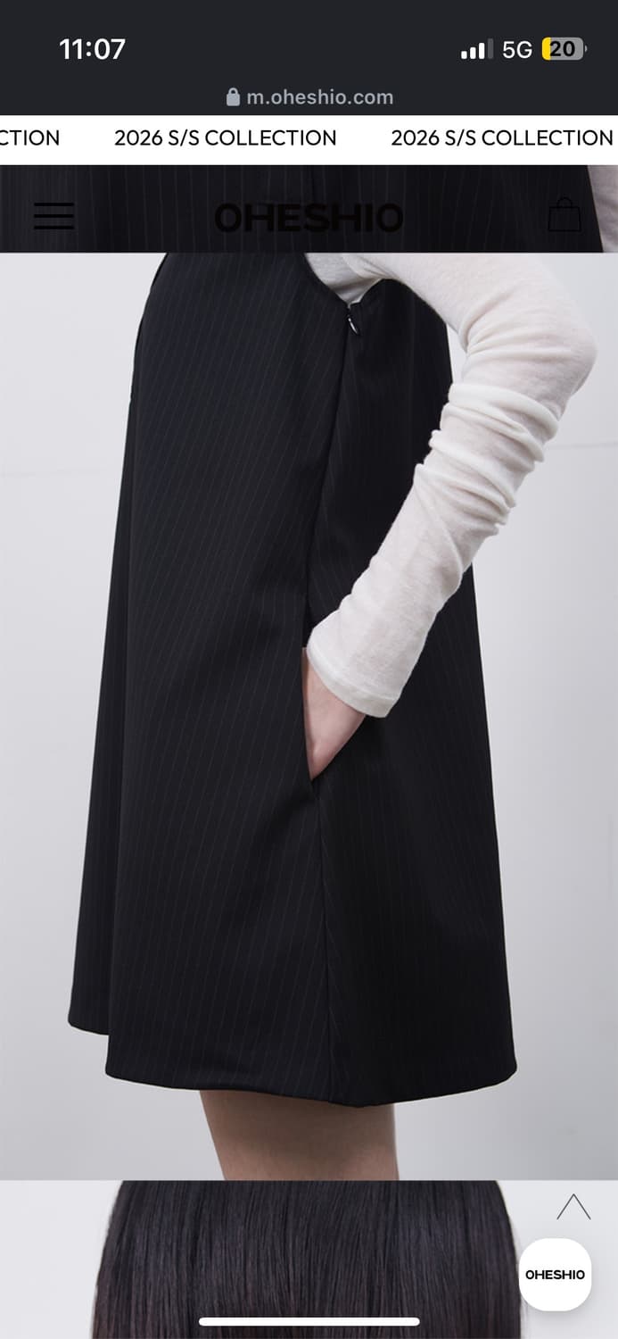 오헤시오 스트라이프 미니드레스 상품이미지3