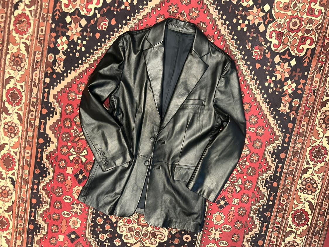 ( L ) 가죽마이 가죽자켓 레더자켓 가죽블레이저 가죽카코트 아메카지 상품이미지1