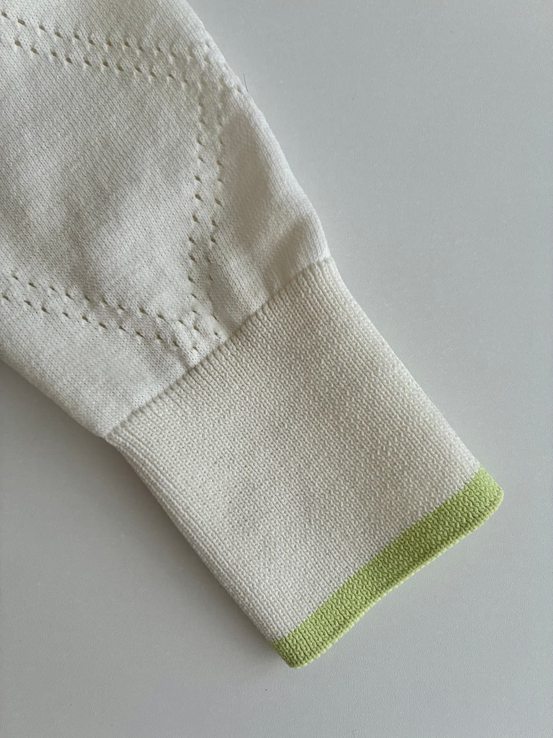 S) 한섬 SJYP 아일렛 가디건 아이보리 상품이미지8