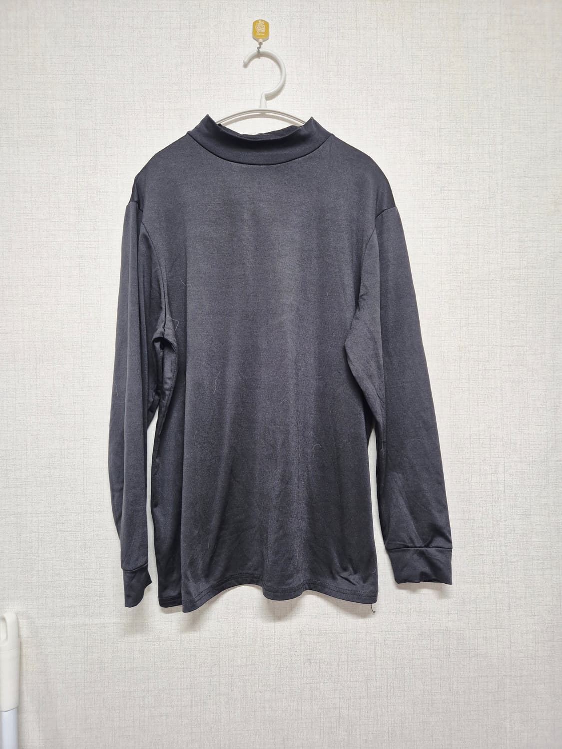 블랙 목폴라 긴팔 티셔츠 상품이미지1