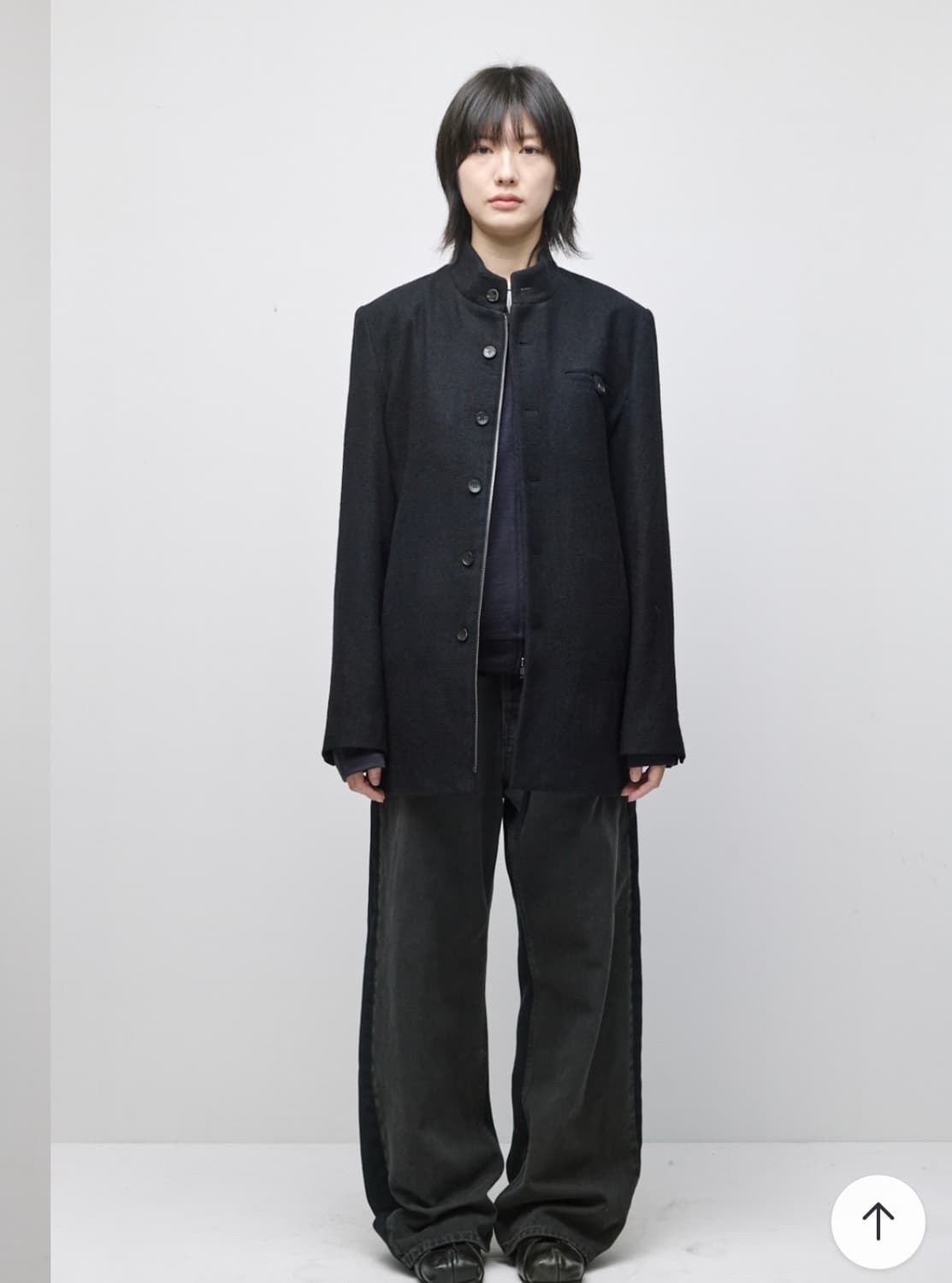 hatchingroom stand collar coat 3size 상품이미지3