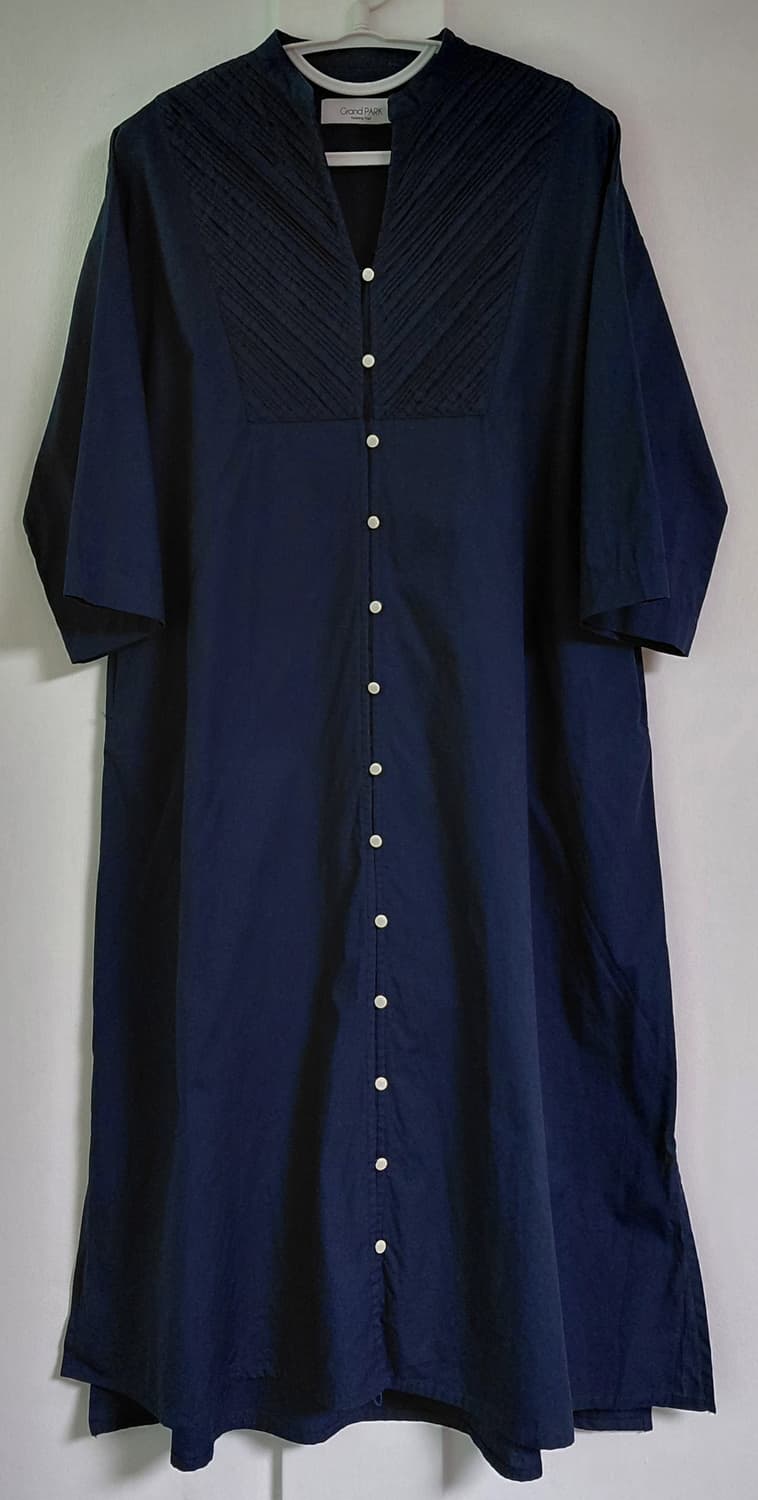 [FREE] 니콜 그룹 Grand PARK 핀턱 디테일 코튼 원피스 상품이미지2