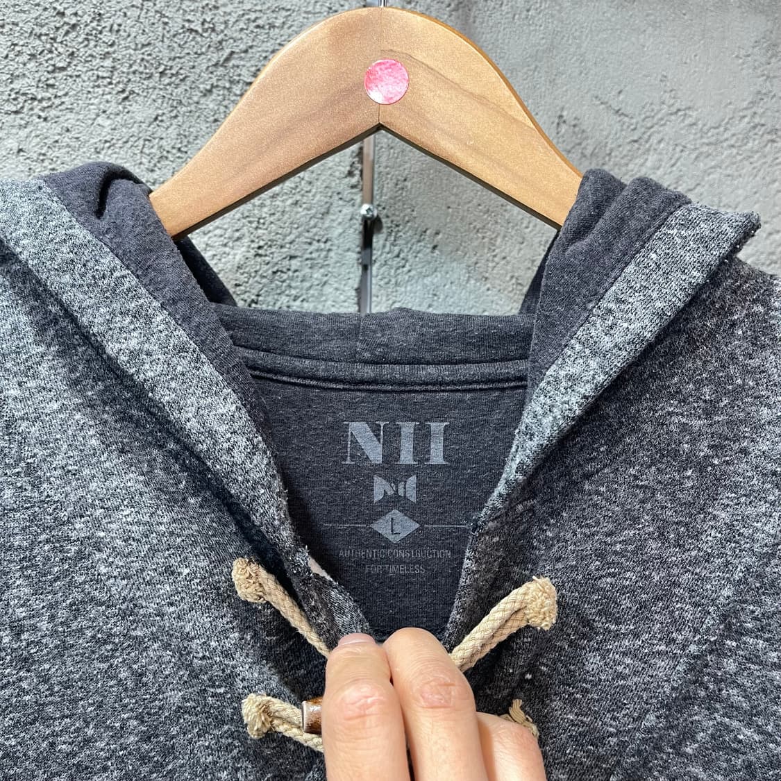 토글 버튼 후드티 상품이미지5