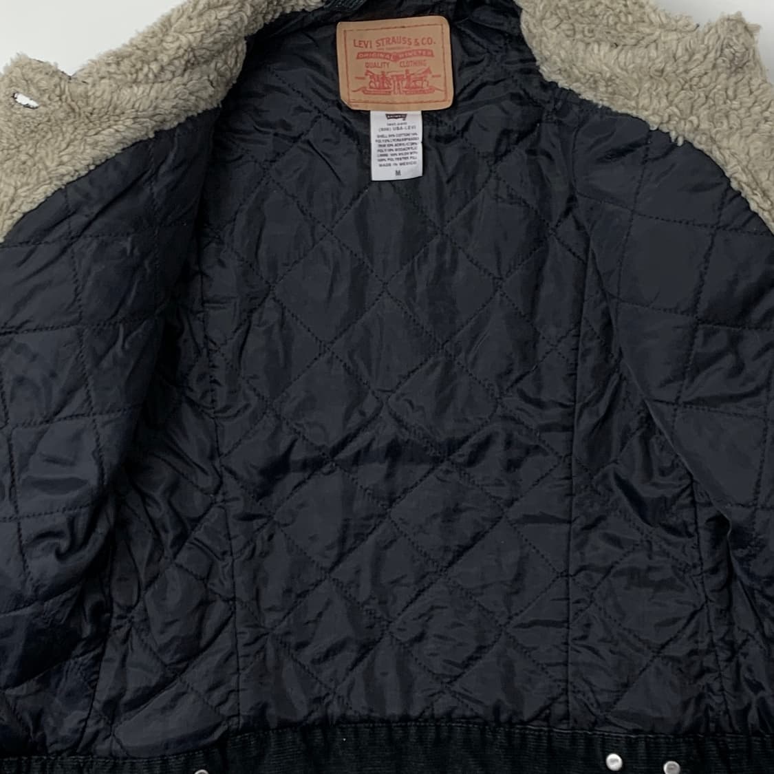 [M/정품] 리바이스 여성 코듀로이 쉐르파 자켓 상품이미지4