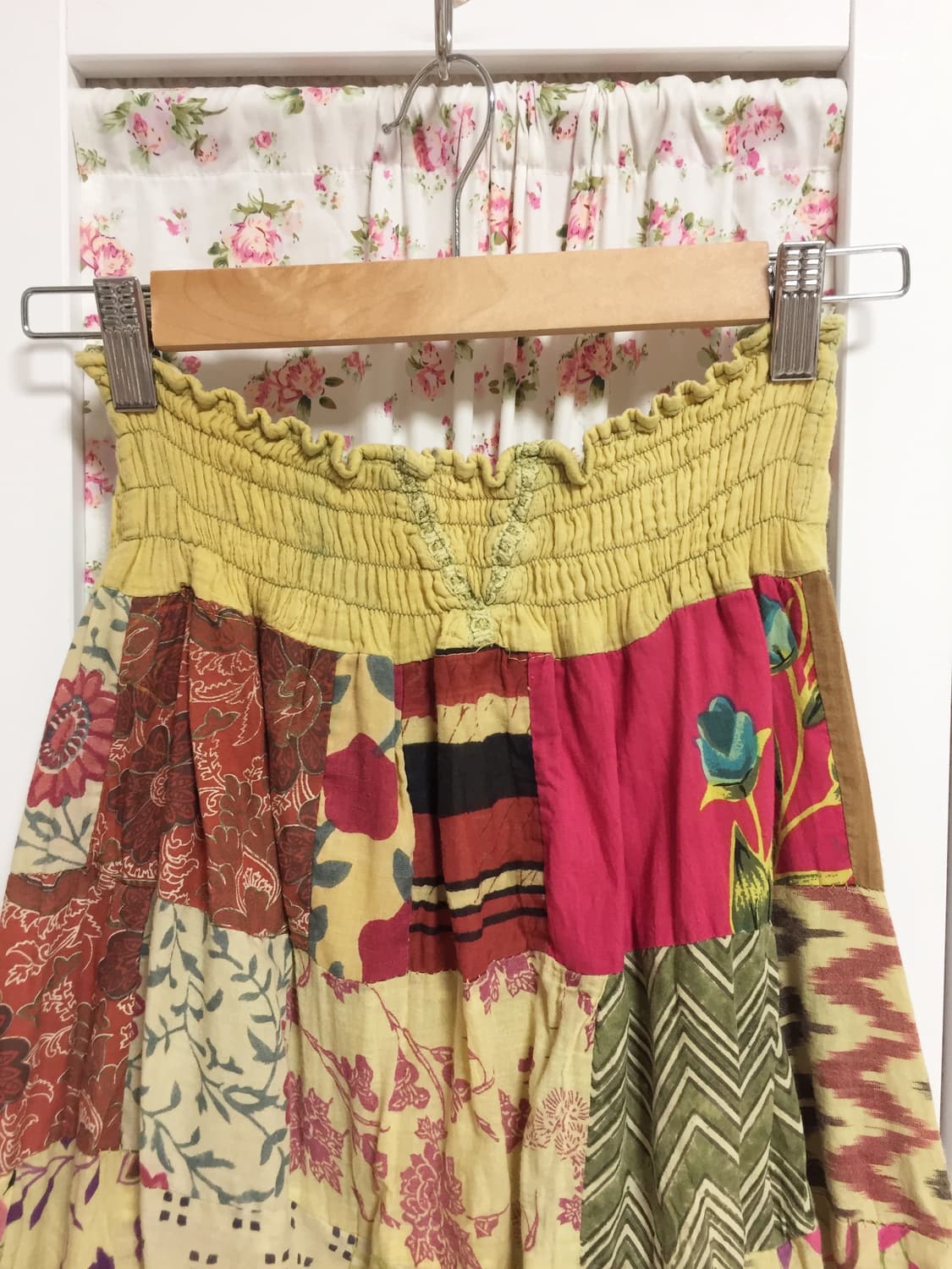 빈티지 히피모리걸 패턴 패치스커트 상품이미지2