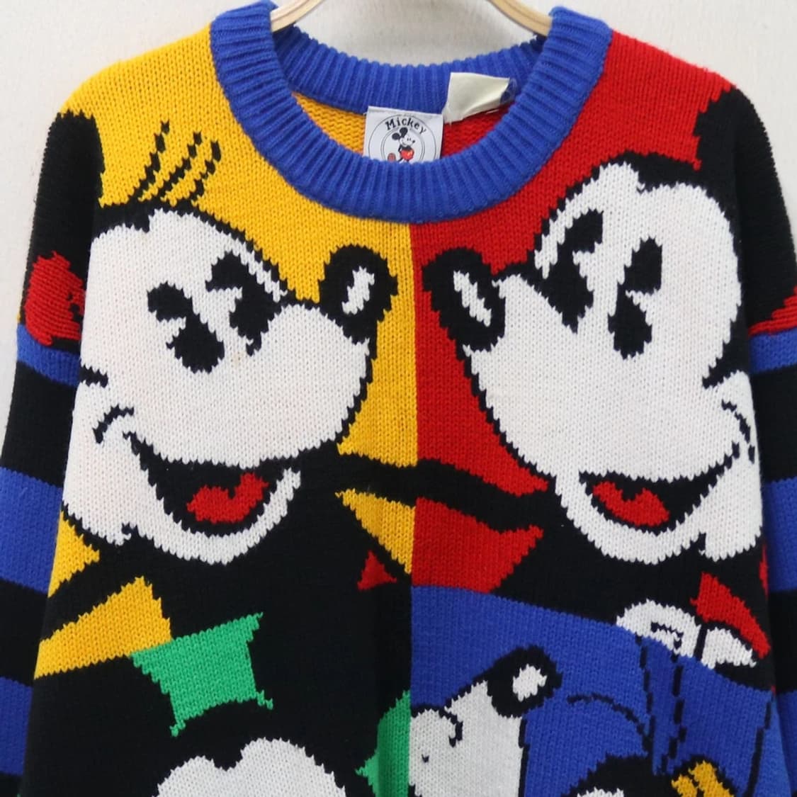 90'S MICKEY MOUSE 페이스 니트 64711 상품이미지5