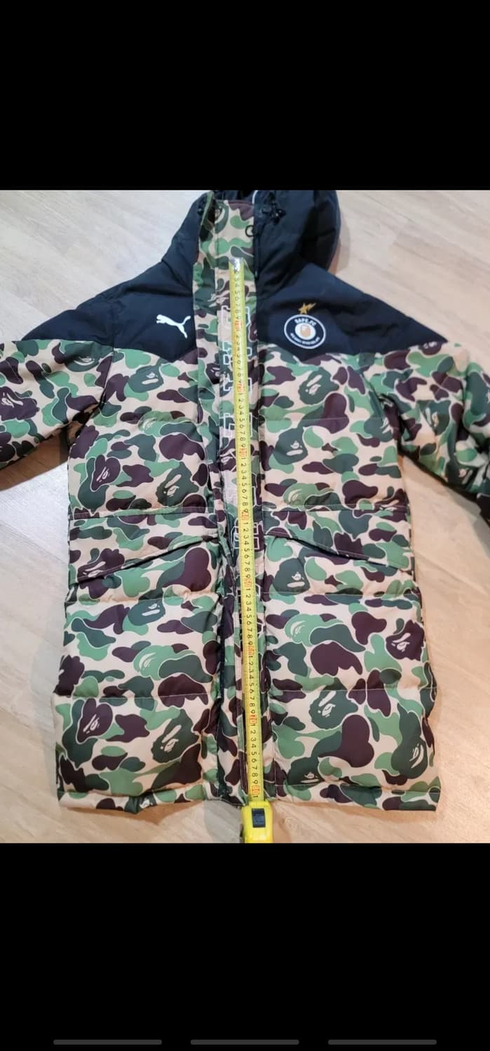 베이프 푸마 녹계 패딩 M 상품이미지3